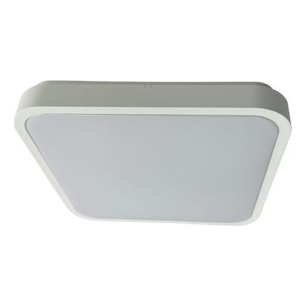 Rabalux - LED Kopalniška zatemnitvena stropna svetilka LED/36W/230V 3000-6000K IP44 42x42 cm bela + Daljinski upravljalnik