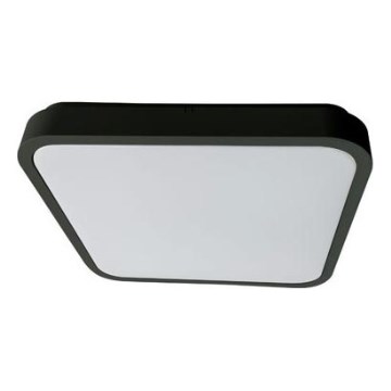 Rabalux - LED Kopalniška zatemnitvena stropna svetilka LED/36W/230V 3000-6000K IP44 42x42 cm črna + Daljinski upravljalnik