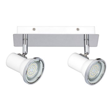 Rabalux - LED Kopalniški Reflektor 2xGU10/4,5W/230V IP44