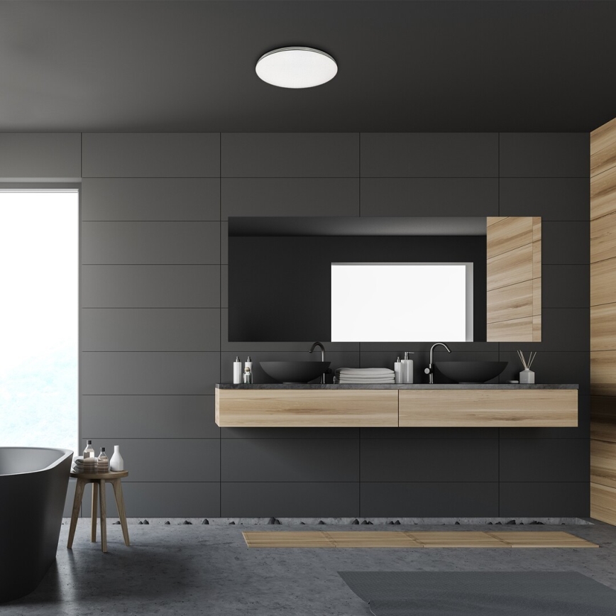 Rabalux - LED kopalniško stropno svetilo, 20 W, 230 V, IP44, premer 29 cm