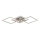 Rabalux - LED Lestenec LED/43W/230V sijajni krom
