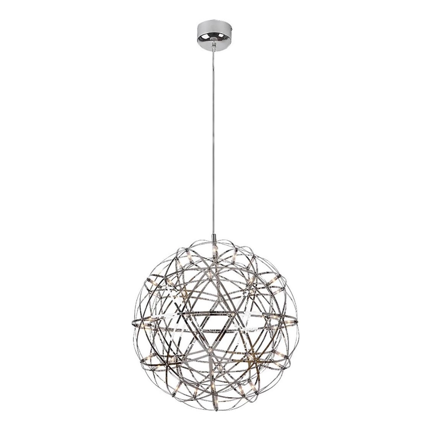 Rabalux - LED Lestenec na vrvici LED/16W/230V 3000K sijajni krom