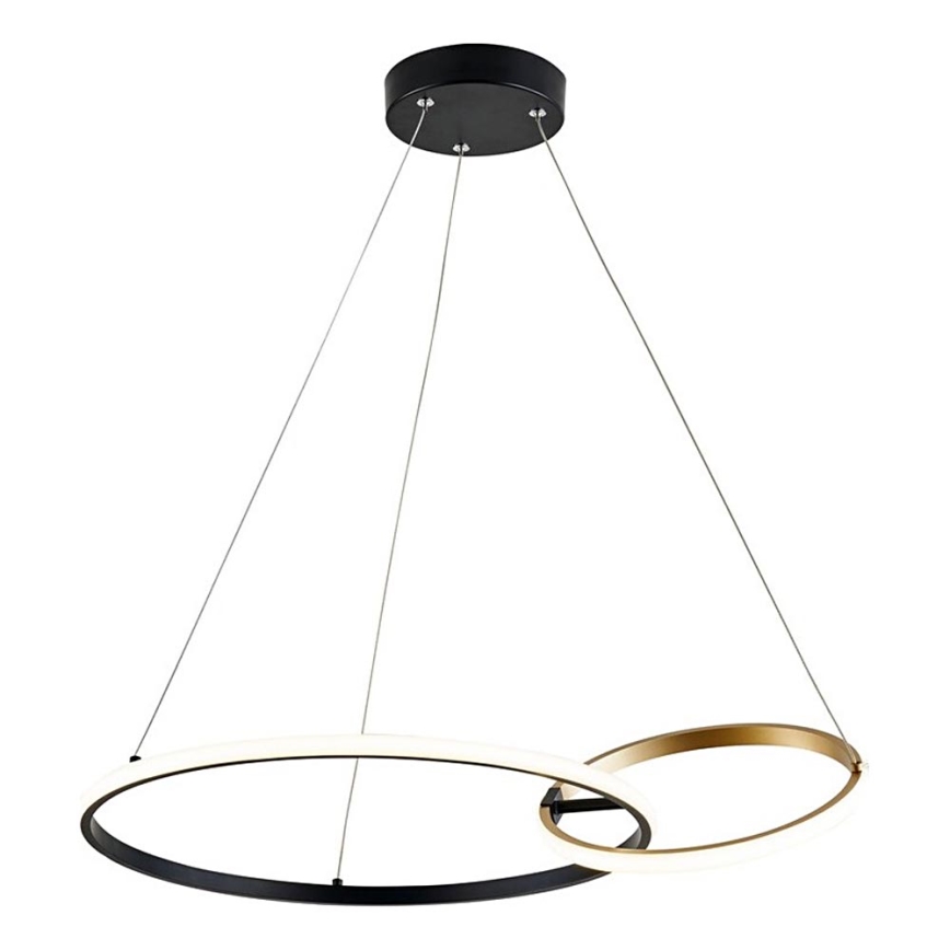 Rabalux - LED Lestenec na vrvici LED/36W/230V črna/zlata