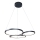 Rabalux - LED Lestenec na vrvici LED/38W/230V črna