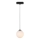 Rabalux - LED Lestenec na vrvici za 1-fazni tračni sistem LED/5W/230V 3000K črna
