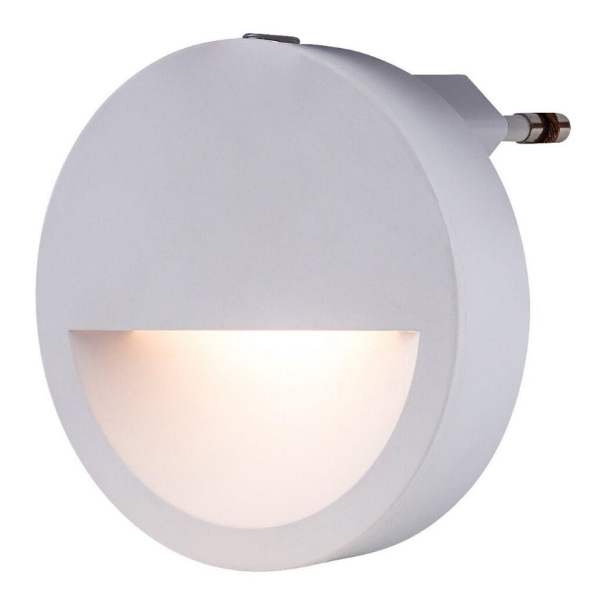 Rabalux - LED Nočna lučka s senzorjem mraka LED/0,5W/230V 3000K pr. 65 mm