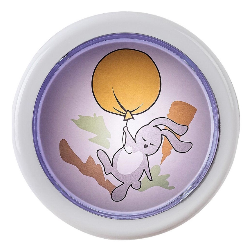 Rabalux - LED Otroška nočna luč LED/0,3W/2xAA 6000K