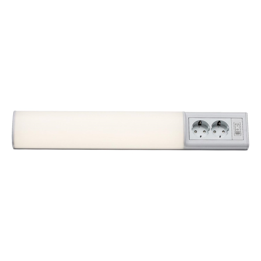 Rabalux - LED Podelementna svetilka z 2 vtičnicama LED/10W/230V 4000K 50 cm bela