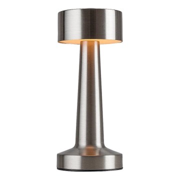 Rabalux - LED Polnilna namizna svetilka na dotik LED/2,7W/5V 1200mAh 3000/4000/6000K mat krom