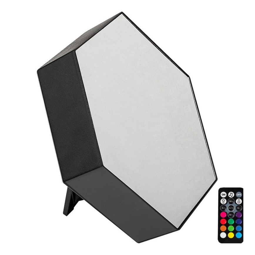 Rabalux - LED RGB Zatemnitvena namizna svetilka LED/1W/5V/3xAA + Daljinski upravljalnik