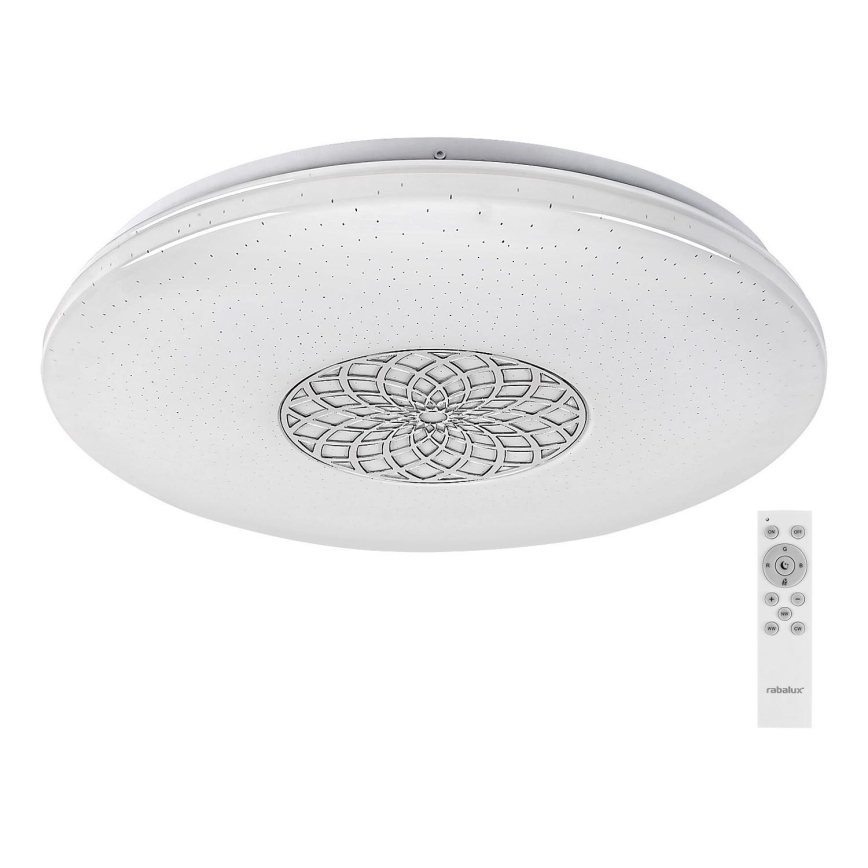 Rabalux - LED RGB Zatemnitvena stropna svetilka LED/24W/230V 3000-6500K Wi-Fi Tuya pr. 39,5 cm + Daljinski upravljalnik