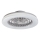 Rabalux - LED RGB Zatemnitvena stropna svetilka z ventilatorjem LED/48W/230V 3000-6500K + Daljinski upravljalnik