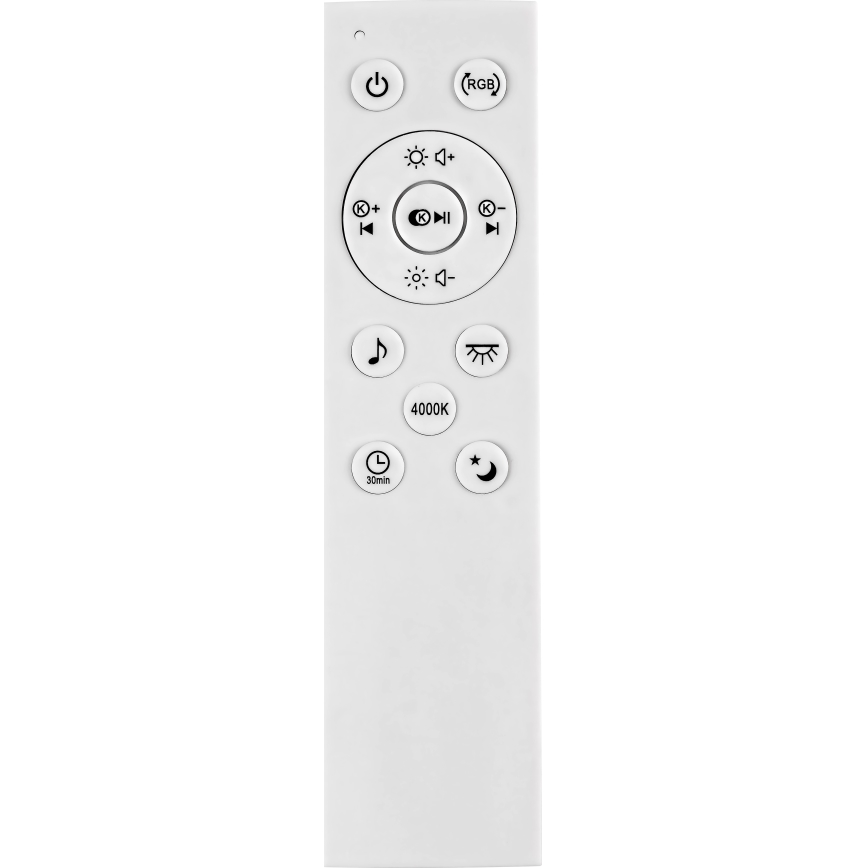 Rabalux - LED RGB Zatemnitvena stropna svetilka z zvočnikom LED/18W/230V 3000-6000K + Daljinski upravljalnik