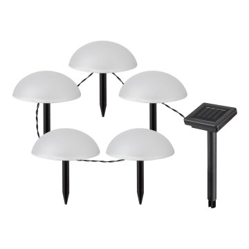 Rabalux - LED Solarna svetilka 5xLED/0,2W/1,2V IP44 600 mAh