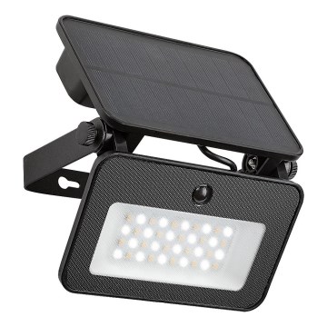 Rabalux - LED Solarni reflektor s senzorjem LED/6W/3,7V 3000/4000/6500K IP65 2200 mAh