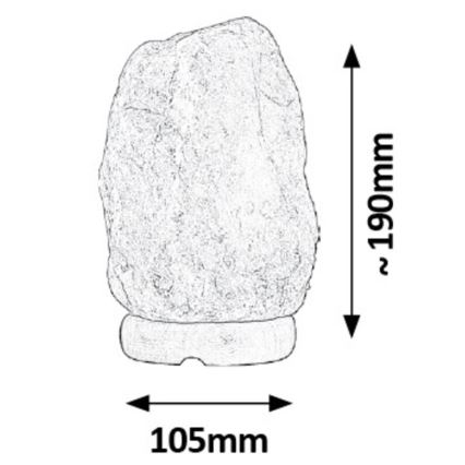 Rabalux - LED Solna svetilka 1xE14/5W/230V 19 cm 1,7 kg
