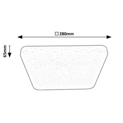 Rabalux - LED Stropna svetilka LED/12W/230V