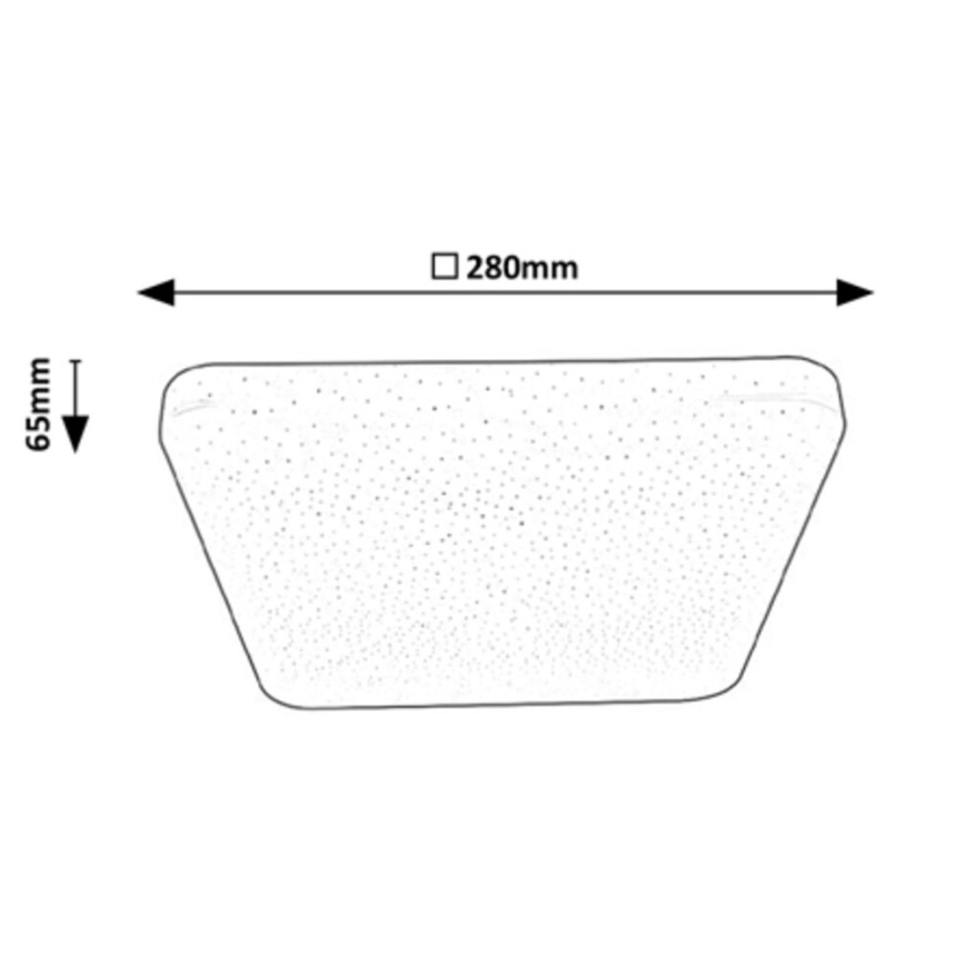 Rabalux - LED Stropna svetilka LED/12W/230V