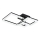 Rabalux - LED Stropna svetilka LED/22W/230V 3000/4000/6500K črna 47x47 cm
