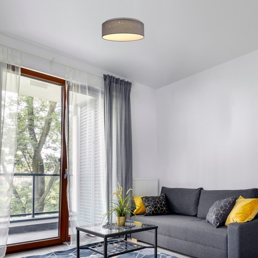 Rabalux - LED stropna svetilka LED/22W/230V siva, premera 40 cm