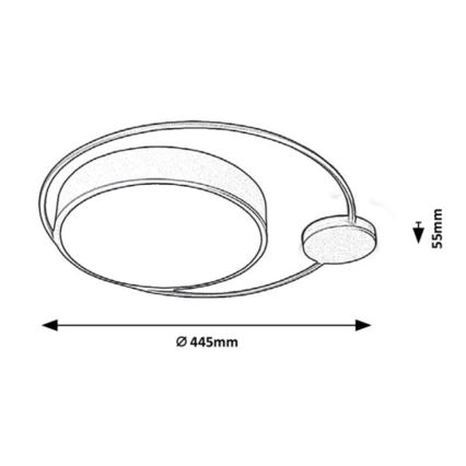 Rabalux - LED Stropna svetilka LED/28W/230V