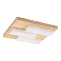 Rabalux - LED Stropna svetilka LED/30W/230V 3000K hrast 40x40 cm
