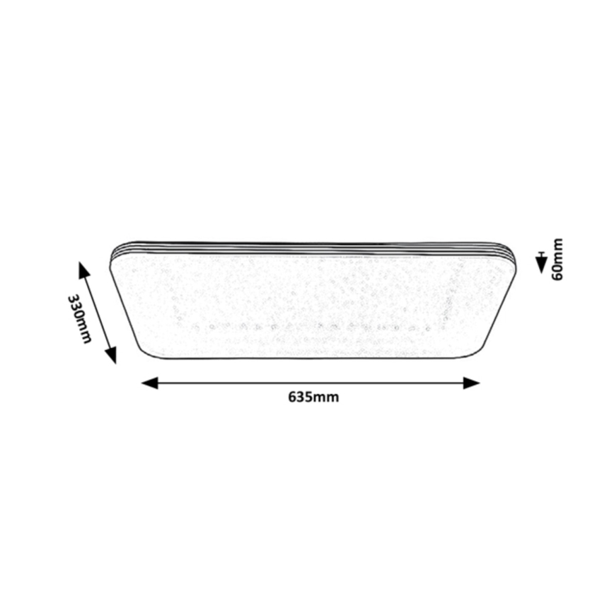 Rabalux - LED Stropna svetilka LED/36W/230V