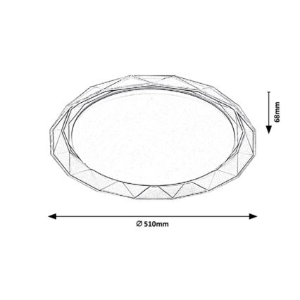 Rabalux - LED Stropna svetilka LED/48W/230V