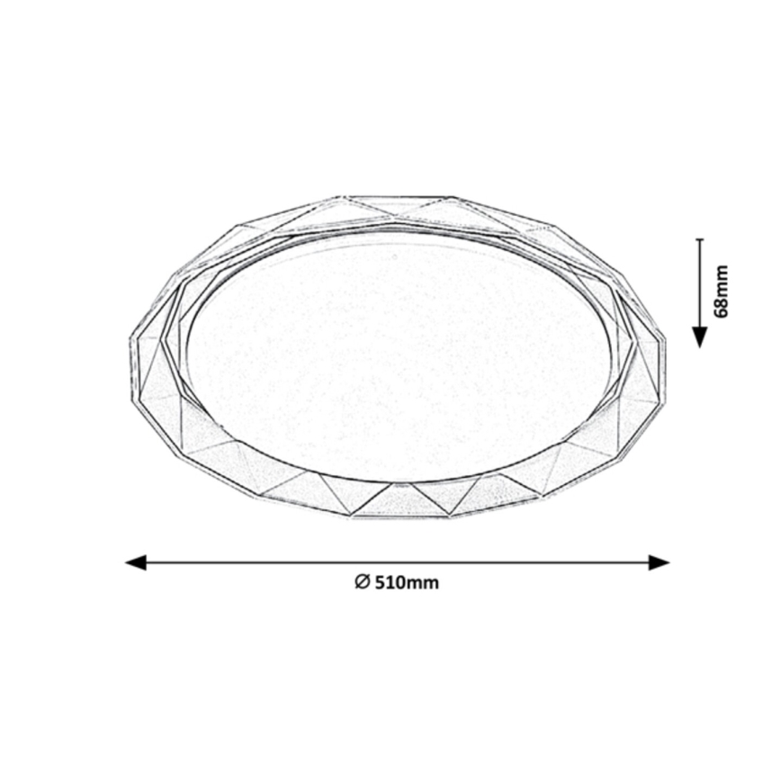 Rabalux - LED Stropna svetilka LED/48W/230V pr. 51 cm