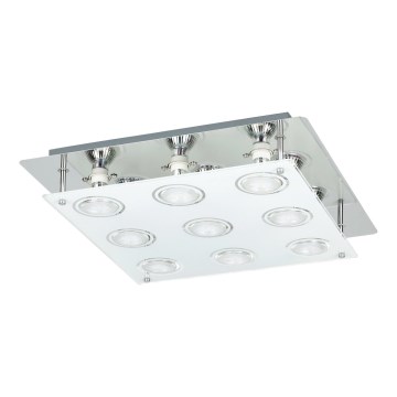 Rabalux - LED stropna svetilka NAOMI 9xGU10/5W 38x38 cm