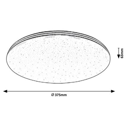 Rabalux - LED stropna svetilka za kopalnico LED/30W/230V IP44 premer 37,5 cm