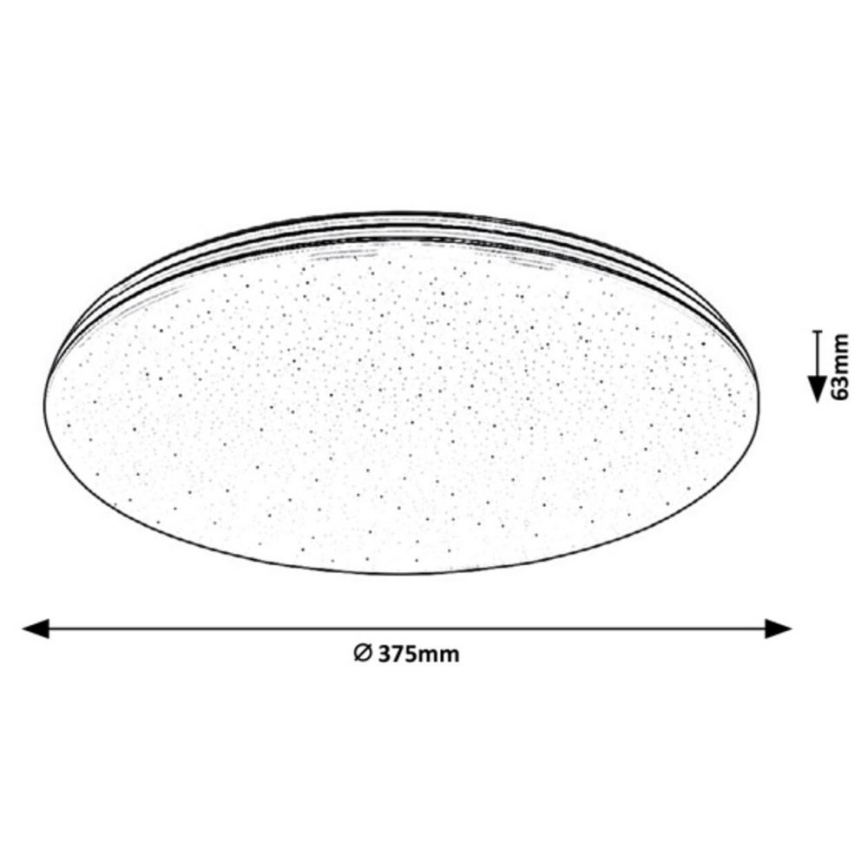 Rabalux - LED stropna svetilka za kopalnico LED/30W/230V IP44 premer 37,5 cm