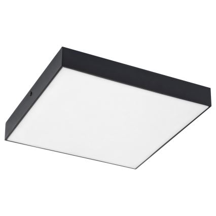Rabalux - LED stropna svetilka LED/18W/230V 3000-6000K IP44 črna 17,5x17,5 cm