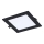 Rabalux - LED Vgradna svetilka LED/12W/230V 17x17 cm črna