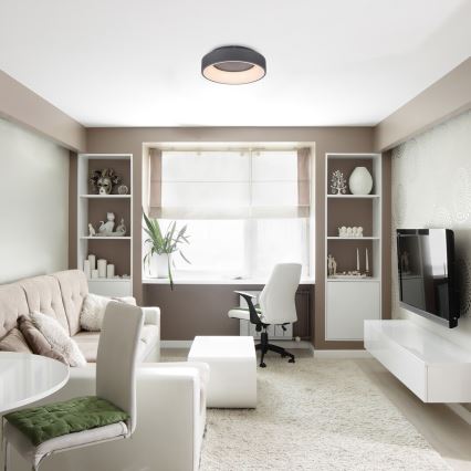 Rabalux - LED Zatemnitvena stropna svetilka LED/24W/230V okrogla 3000-6000K + Daljinski upravljalnik