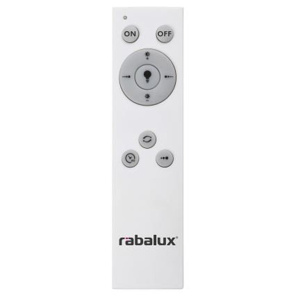 Rabalux - LED Zatemnitvena stropna svetilka LED/38W/230V bela + Daljinski upravljalnik 3000-6500K