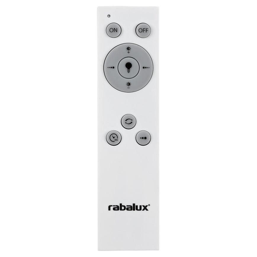 Rabalux - LED Zatemnitvena stropna svetilka LED/38W/230V črna 3000-6500K + Daljinski upravljalnik