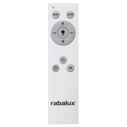 Rabalux - LED Zatemnitvena stropna svetilka LED/38W/230V črna 3000-6500K + Daljinski upravljalnik