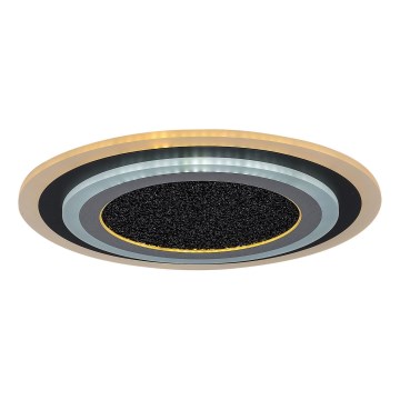 Rabalux - LED Zatemnitvena stropna svetilka LED/56W/230V 3000/4000/6000K črna + Daljinski upravljalnik