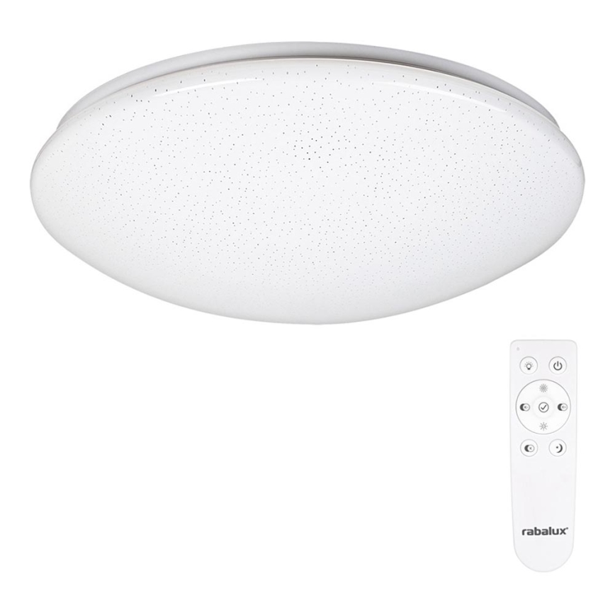 Rabalux - LED Zatemnitvena stropna svetilka z daljinskim upravljalnikom 1xLED/40W/230V