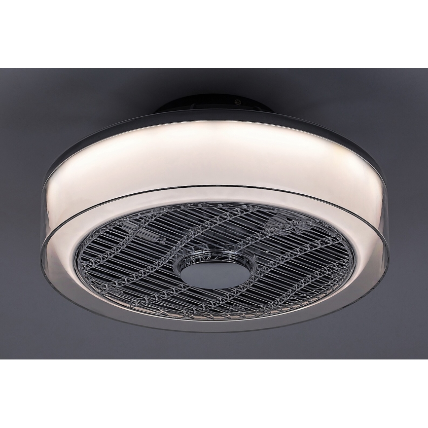 Rabalux - LED Zatemnitvena stropna svetilka z ventilatorjem LED/30W/230V + Daljinski upravljalnik 3000-6000K
