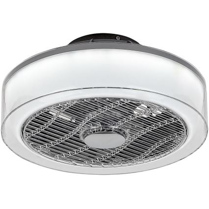 Rabalux - LED Zatemnitvena stropna svetilka z ventilatorjem LED/30W/230V + Daljinski upravljalnik 3000-6000K