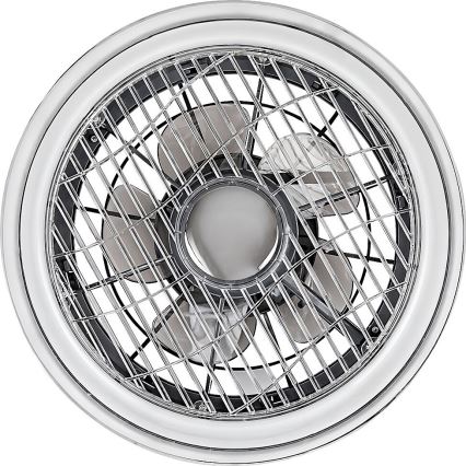 Rabalux - LED Zatemnitvena stropna svetilka z ventilatorjem LED/30W/230V + Daljinski upravljalnik 3000-6000K