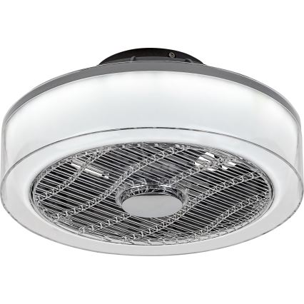 Rabalux - LED Zatemnitvena stropna svetilka z ventilatorjem LED/30W/230V + Daljinski upravljalnik 3000-6000K