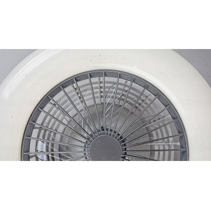 Rabalux - LED Zatemnitvena stropna svetilka z ventilatorjem LED/30W/230V + Daljinski upravljalnik 3000-6500K