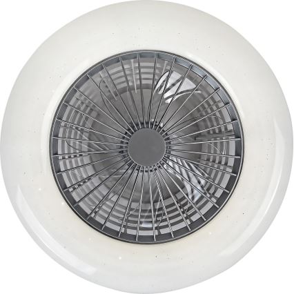 Rabalux - LED Zatemnitvena stropna svetilka z ventilatorjem LED/30W/230V + Daljinski upravljalnik 3000-6500K