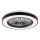 Rabalux - LED Zatemnitvena stropna svetilka z ventilatorjem LED/40W/230V 3000/4000/6000K Wi-Fi + Daljinski upravljalnik