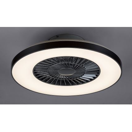 Rabalux - LED Zatemnitvena stropna svetilka z ventilatorjem LED/40W/230V 3000-6500K + Daljinski upravljalnik
