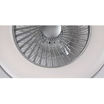 Rabalux - LED Zatemnitvena stropna svetilka z ventilatorjem LED/40W/230V + Daljinski upravljalnik 3000-6500K