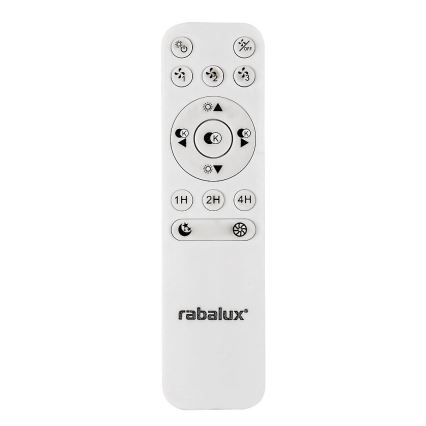 Rabalux - LED Zatemnitvena stropna svetilka z ventilatorjem LED/40W/230V 3000-6500K + Daljinski upravljalnik